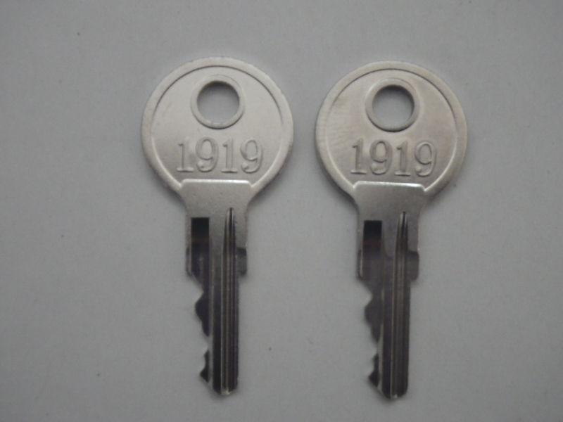 Ezgo golf cart 1982-2009 gas or electric ignition key replacement - 2 keys