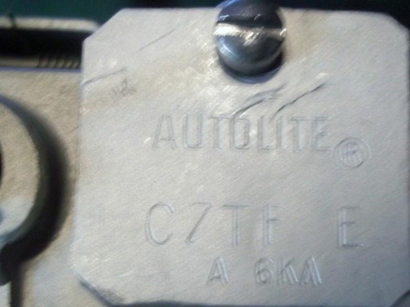 1967 352 FORD TRUCKS AUTOLITE 2100 1.14 C7TF-E CARBURETOR, US $195.00, image 6