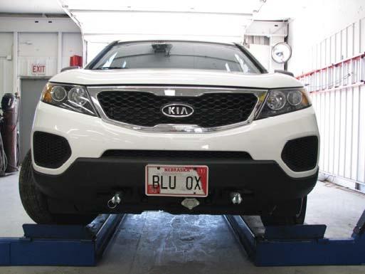 Blue ox bx2719 base plate for kia sorento 11-12 camper trailer rv