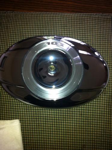 Harley davidson stock chrome oval air cleaner cover road glide 2012