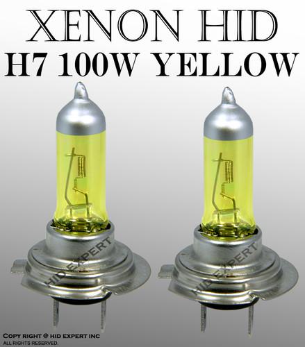 Abl h7 100w 12v dot low beam universal easy fit xenon golden yellow bulbs iy3
