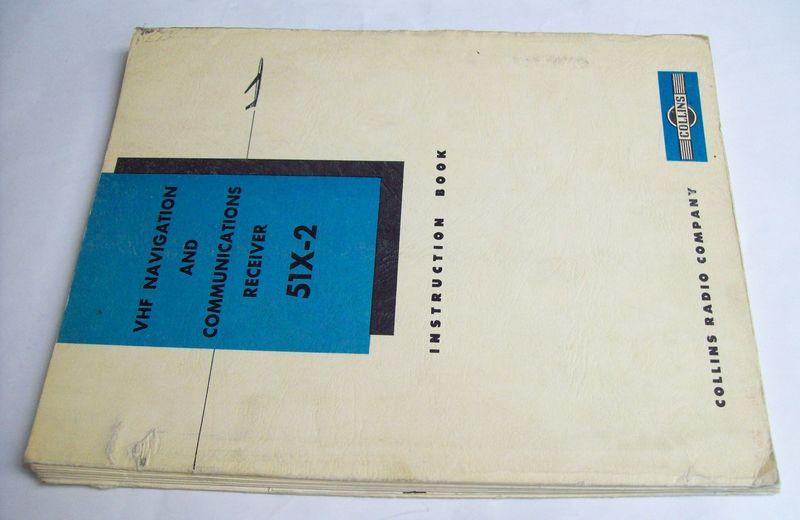 Original Collins 1959 51X-2 VHF NAV/COM Receiver Instruction Book, US $25.00, image 2