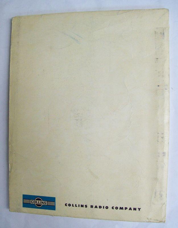 Original Collins 1959 51X-2 VHF NAV/COM Receiver Instruction Book, US $25.00, image 3