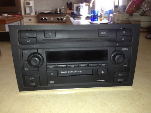 Audi symphony cd changer radio cassette player head unit from 2004 s4 - bose