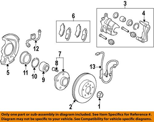 Toyota oem 8954306040 front abs wheel sensor/abs wheel speed sensor