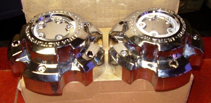 Ultra chrome custom wheel center caps #89-9855 set of 2