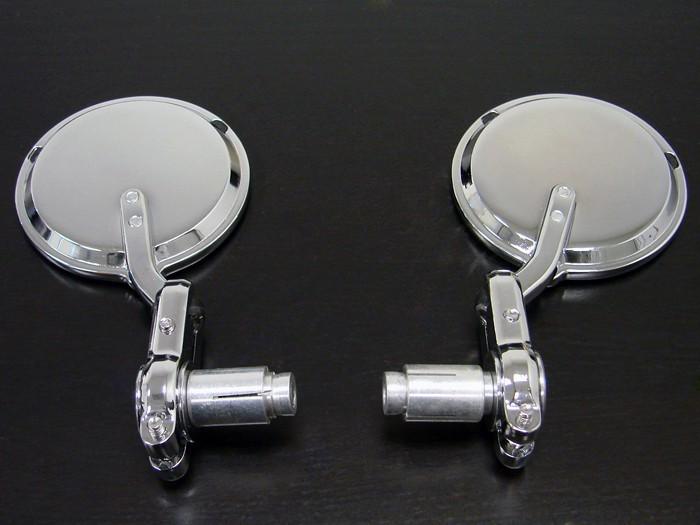 Fully Adjustable Chrome Round Cafe Racer Clubman Bar End Mirrors For CB XS KZ GS, US $12.95, image 5