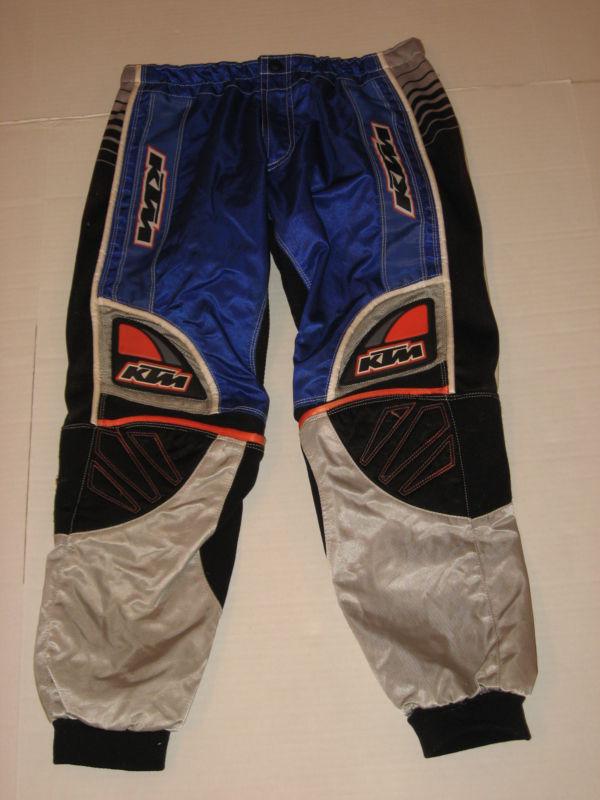 Thor ktm mx motocross atv quad dirt bike riding pants youth kids size 24 