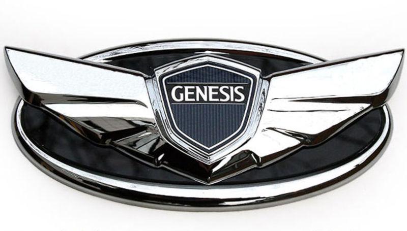Hyundai 2010 2011 2012 2013 genesis coupe front grill / rear trunk chrome emblem