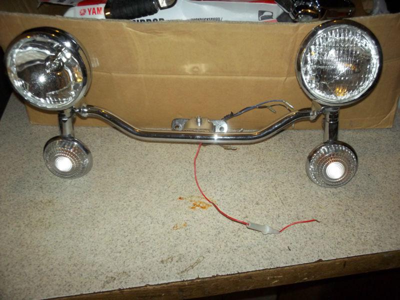 Light bar w signals headlight dual headlight bar 21&1\2 in wide 3&1\4 in mount 