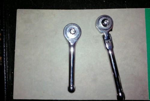 Lot of 2   1/4 inch drive ratchets new.