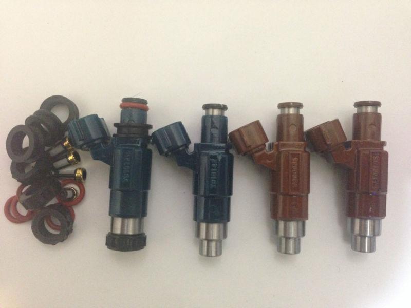 1999-2002mazda 626 protege 20 18 4cyl fuel injectors set inp781