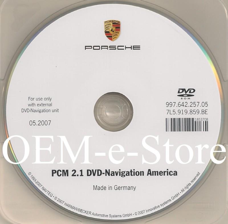 2006 2007 2008 porsche 997 911 carrera s 4s gt3 turbo pcm 2.1 navigation dvd map