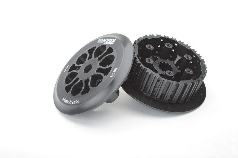 Hinson billet inner hub & pressure plate kit 2006-2014 kawasaki kx450f kx 450f 