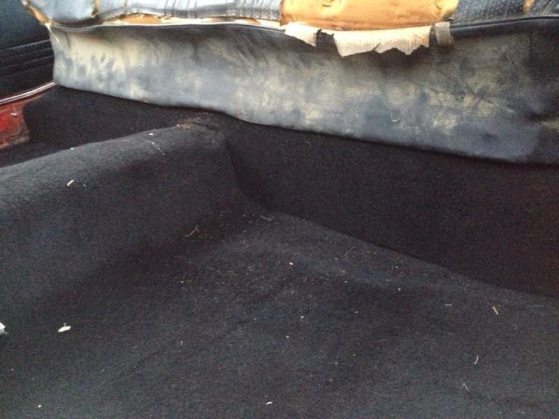 Datsun 510 carpet - under rear seat 1968-1973