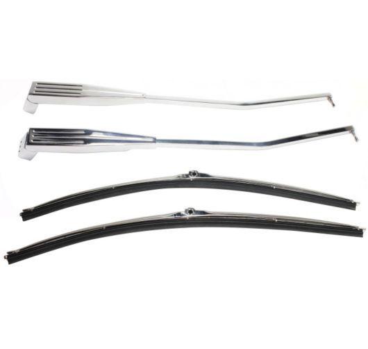 Empire motor sports wiper arm set of 2 new polished full size truck 631p