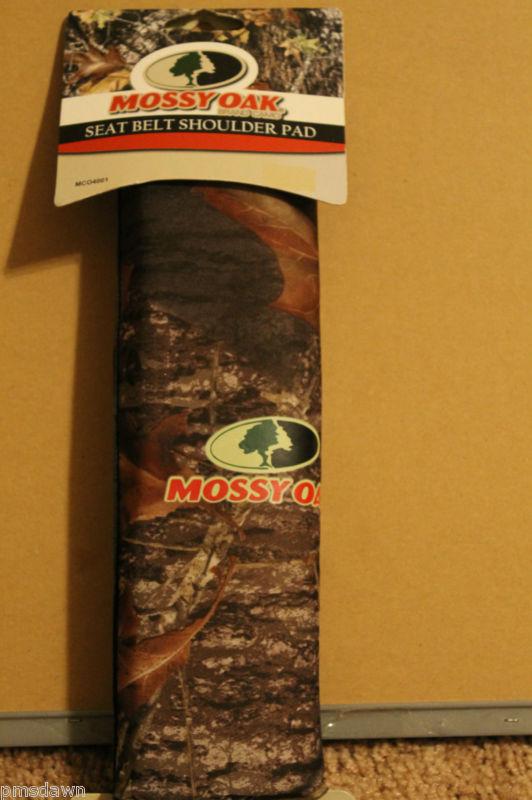 Mossy oak seat belt shoulder pad, new truck/car