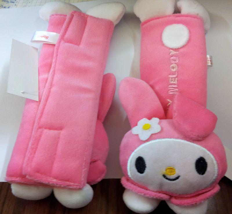 MY MELODY Design Pink Color Seat Belt Cover SET Baby Trolley Car Use Decoration, US $0.99, image 2