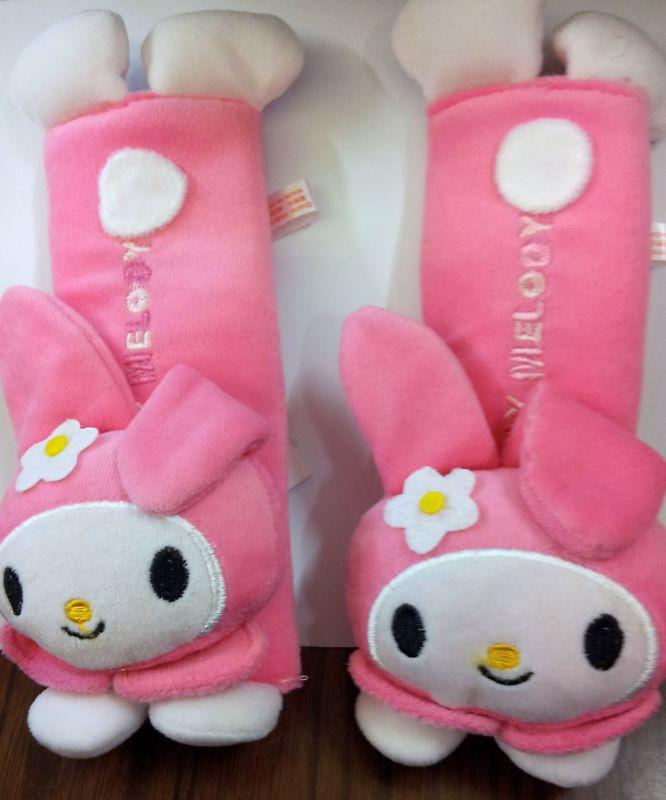MY MELODY Design Pink Color Seat Belt Cover SET Baby Trolley Car Use Decoration, US $0.99, image 3