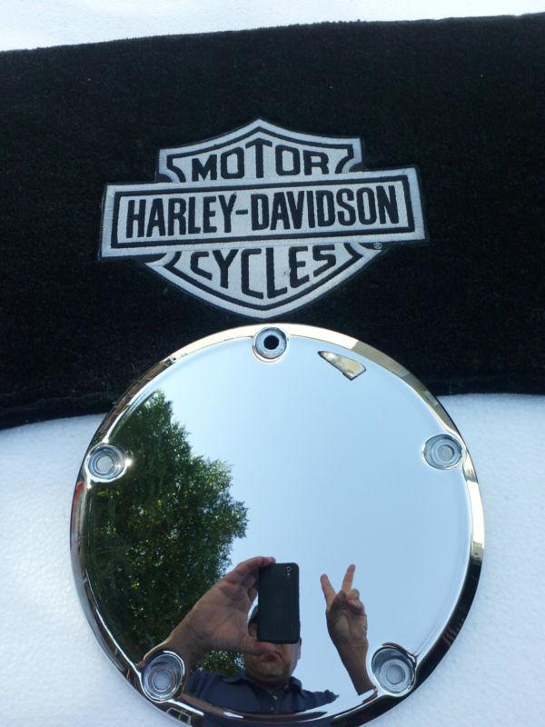 Chrome harley davidson derby cover