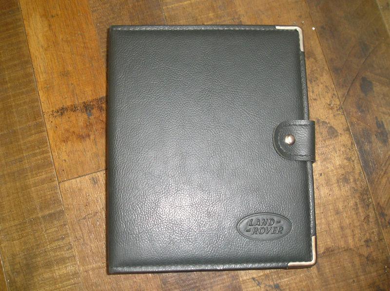 Owners manual genuine leather book 1999 discovery 2 land rover ii