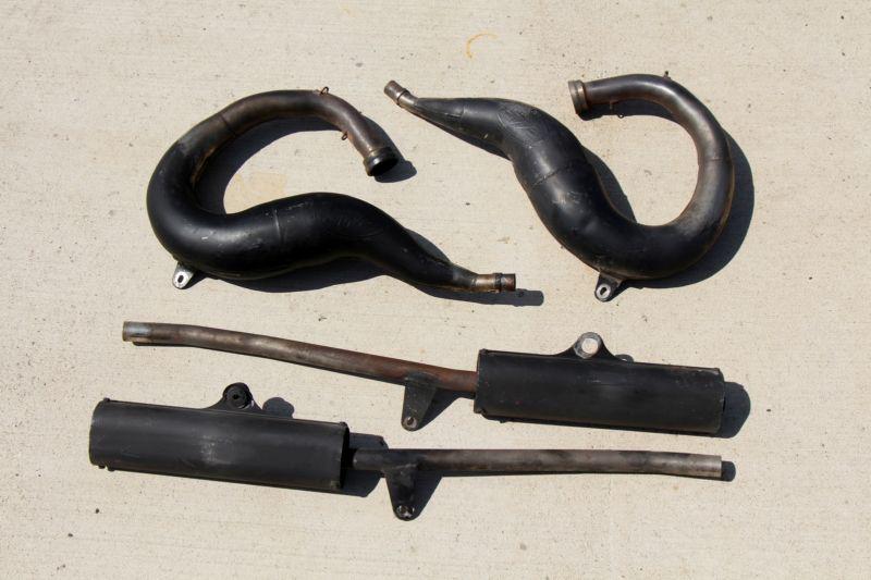 Fmf gold aftermarket banshee exhaust pipes & silencers chrome silencers y-20