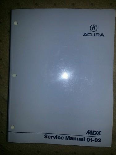 Acura mdx service manual years 01 -02 factory oem