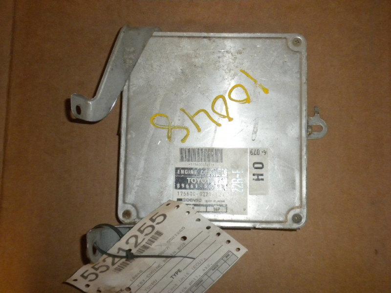 1991 toyota pickup engine brain box, ele cont unit (ecu), (r. kick pnl), 4x2