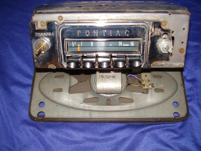 1965 pontiac am radio