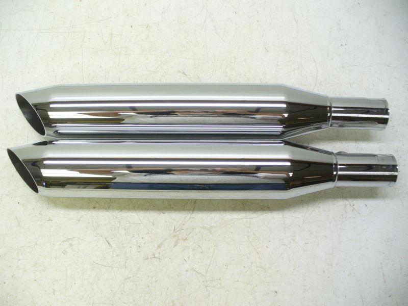 Harley 04 up xl sportster slash-out tapered mufflers