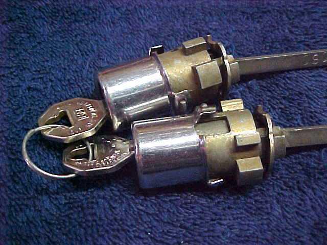 Nos door locks with keys gm chevrolet chevy & pontiac sedan delivery 49 - 54