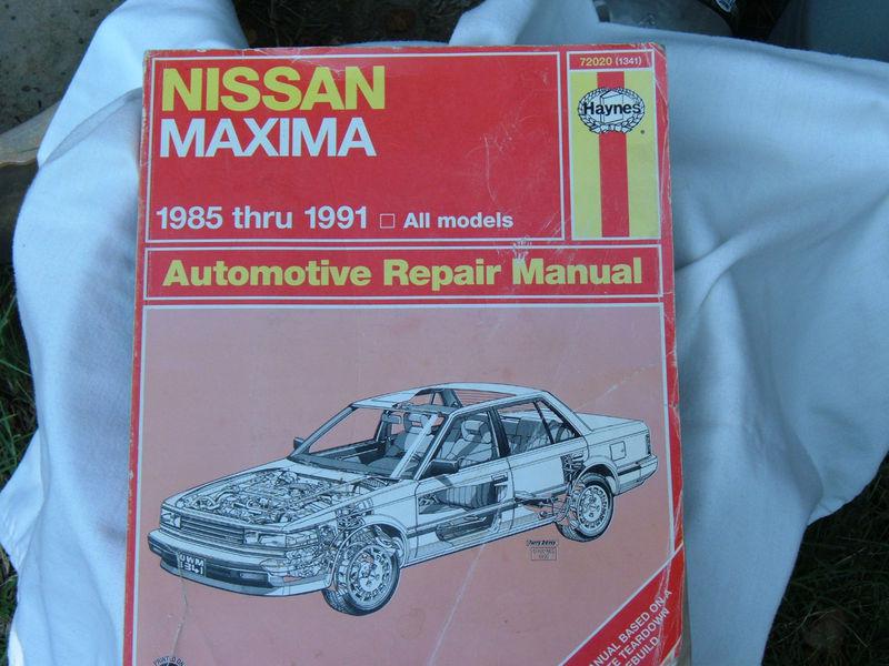 Haynes nissan maxima repair manual 1985-1991