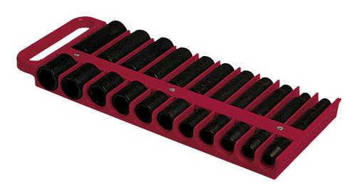 Lisle 40900 1/2" socket holder red