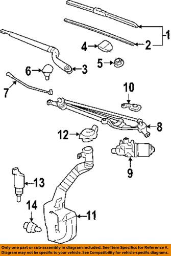 Gm oem 15140461 windshield washer pump