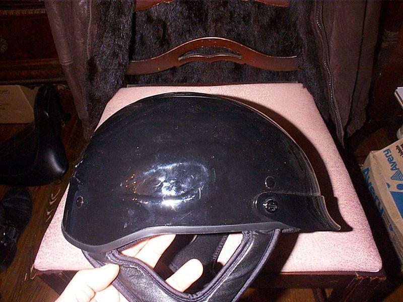 Genuine Harley Motorcycle Helmet with Visor XXLarge, black w flames , DOT, US $99.00, image 4