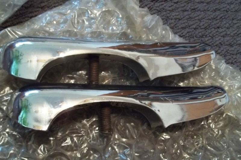 Vintage GM Auto Chrome Bumper Ends Guards pair , US $200.00, image 2