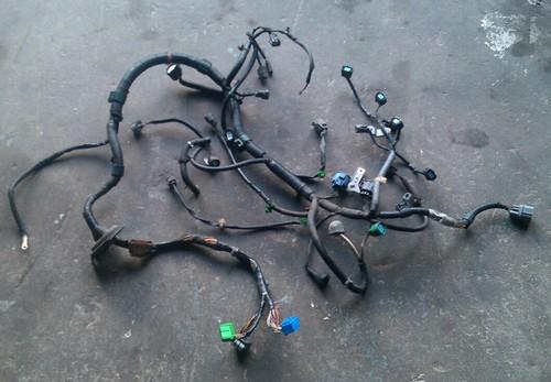 97 98 99 honda cr-v crv 4wd mt complete engine wire wiring harness civic obd2 