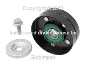 Mercedes w203 r170 drive belt idler pulley (smooth) genuine +1 year warranty