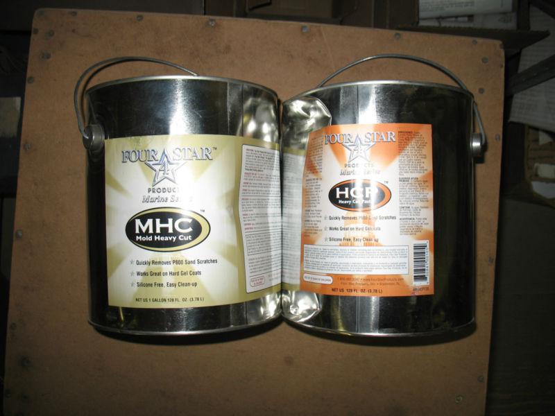 2 gal.- four star pro fiberglass gel coat rubbing and polishing compounds 