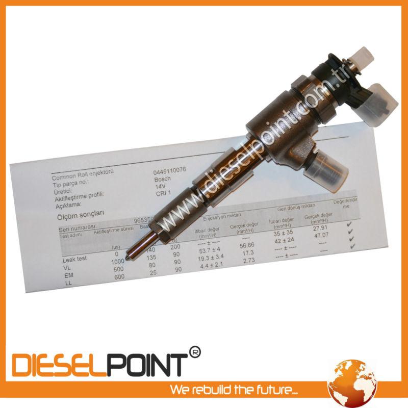 Citroen set of 4  c.rail injector cri bosch cr/ips19/zerek20s part # 0445110135