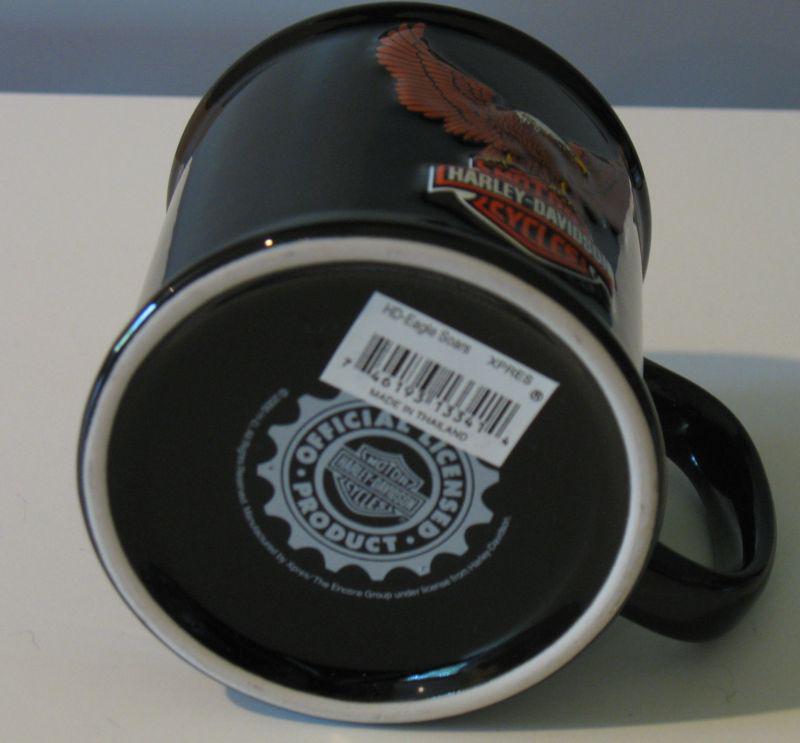 Harley Davidson Ceramic Mug Eagle Soars Bas Relief raised NWT, US $9.95, image 2