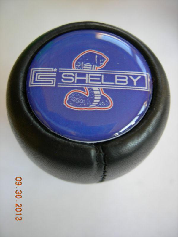 Gear shift knob leather ford mustang boss shelby