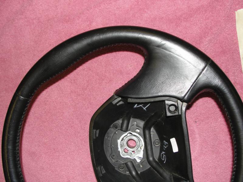 OEM 94-95 Chevy Chevrolet G10 G20 G30 GMC Van LEATHER WRAPPED STEERING WHEEL, US $124.99, image 2