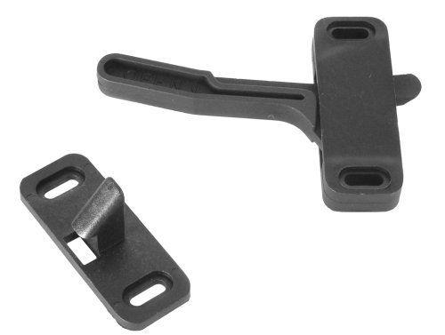 Rv designer e297 screen door catch - left hand - black