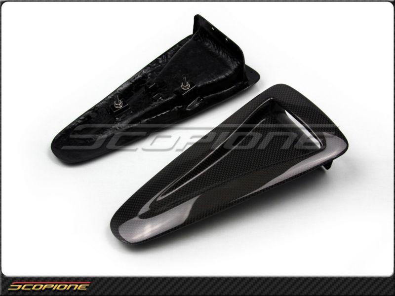 Scopione Nissan 09-14 GT-R GTR R35 BLK Glossy Carbon Fiber Hood Air Scoop Vents, US $449.87, image 4