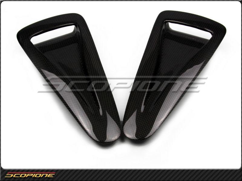 Scopione Nissan 09-14 GT-R GTR R35 BLK Glossy Carbon Fiber Hood Air Scoop Vents, US $449.87, image 6