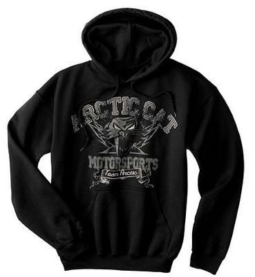 Arctic cat black cathead hoodie l xl 2xl 3xl 5243-764 5243-766 5243-768 5243-769