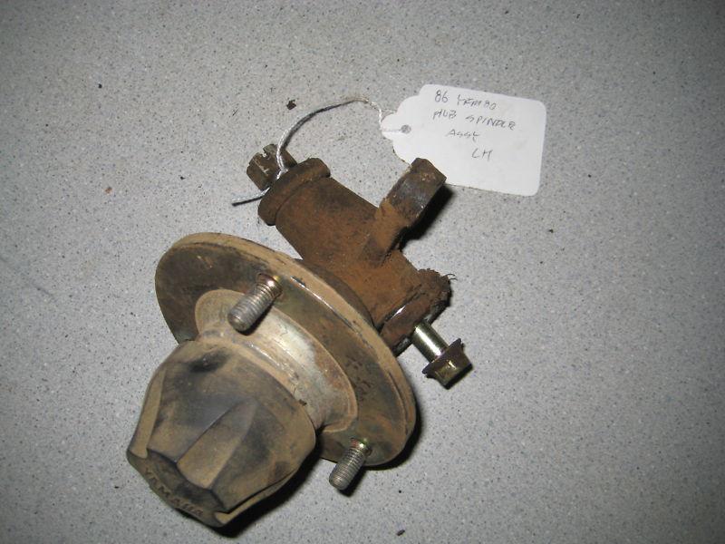 Yamaha yfm80 moto 4 badger right hand front spindle and hub assembly