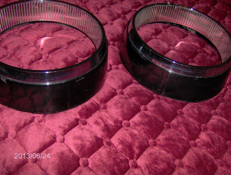 STUDEBAKER GT HAWK HEADLIGHT CHROME BEZELS- 63-64 Gran Tourismo, US $250.00, image 2