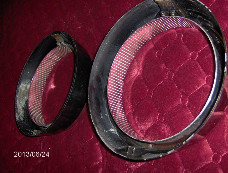 STUDEBAKER GT HAWK HEADLIGHT CHROME BEZELS- 63-64 Gran Tourismo, US $250.00, image 4